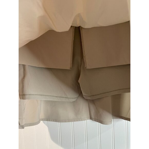 Athleta Beige Skirt With Zippered Pockets Size 16 - Picture 7 of 12